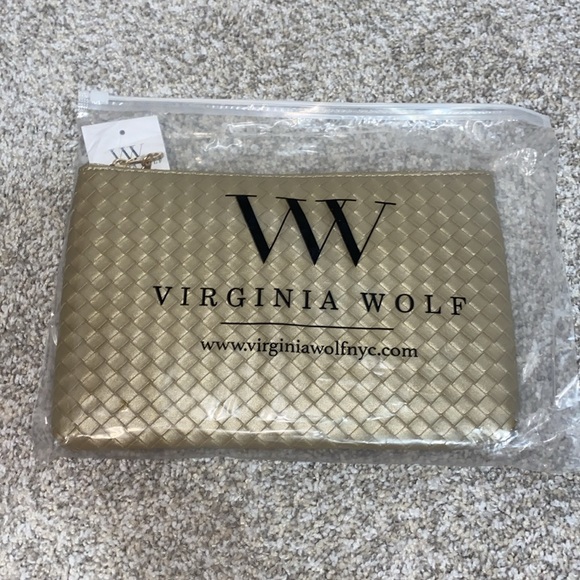 NWT Virginia Wolf Mimi Curateur Mini Woven Clutch - Picture 6 of 7